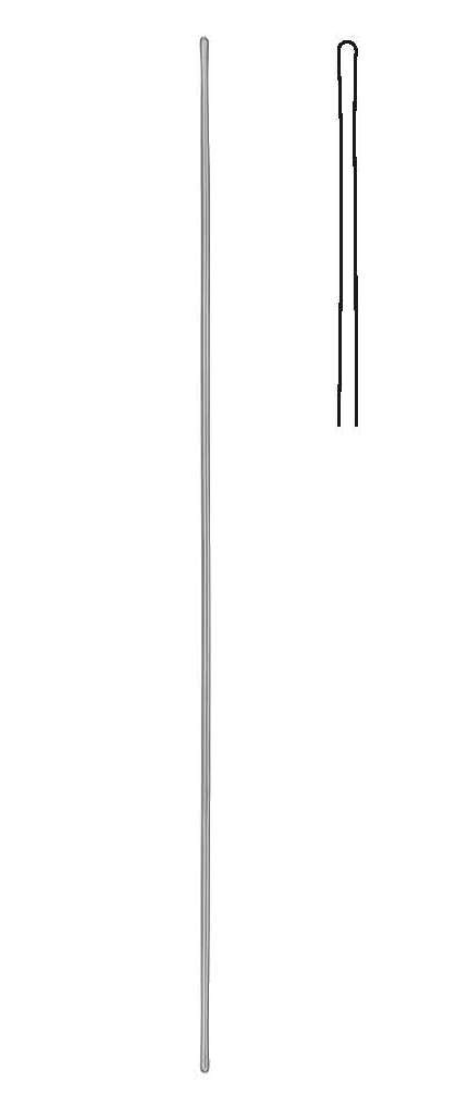 Зонд гудзиковий двосторонній, діаметр 2 мм, 16 см