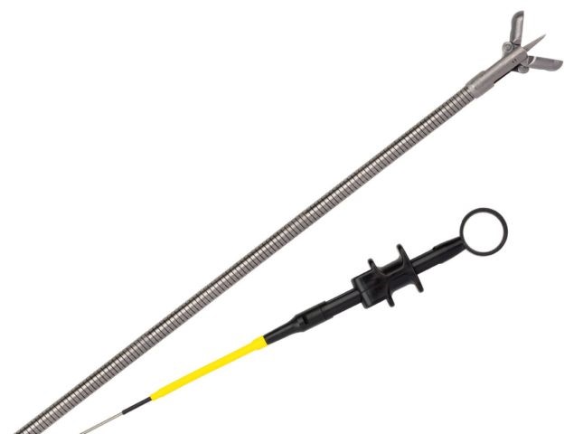 Щипці для біопсії, багаторазові, діаметр 2,6 мм, довжина 230 см, з овальними чашечками, фенестровані, з шипом