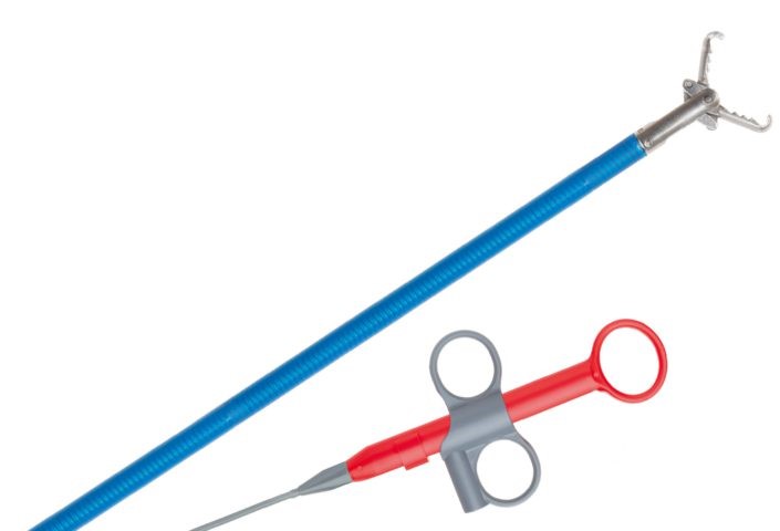 Захват для видалення чужорідних тіл, тип «Алігатор короткий», одноразовий, діаметр 1,8 мм, довжина 230 см, 1 на 2 зубця