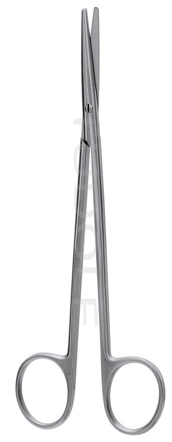 Ножиці дисекційні Metzenbaum, прямі, тупокінцеві, 18 см