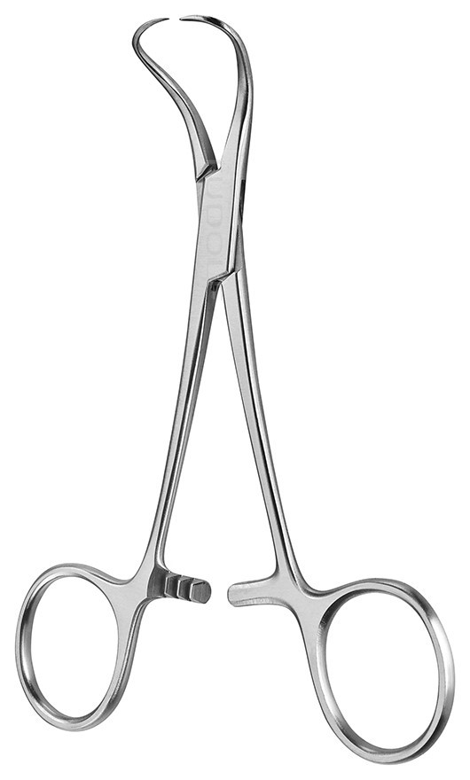 Затискач для операційної білизни Backhaus, 15 см