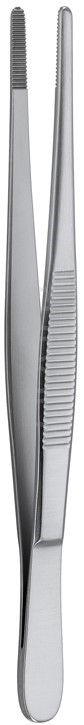 Пінцет анатомічний стандартний, прямий, 20 см