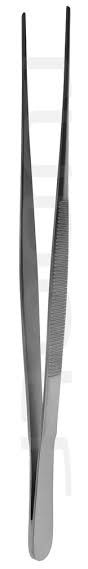 Пінцет атравматичний De Bakey, прямий, 2 мм, 15 см