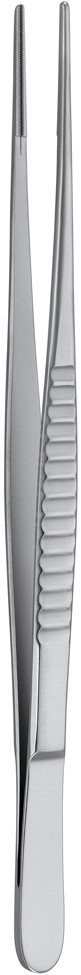 Пінцет атравматичний De Bakey, прямий, 2 мм, 20 см