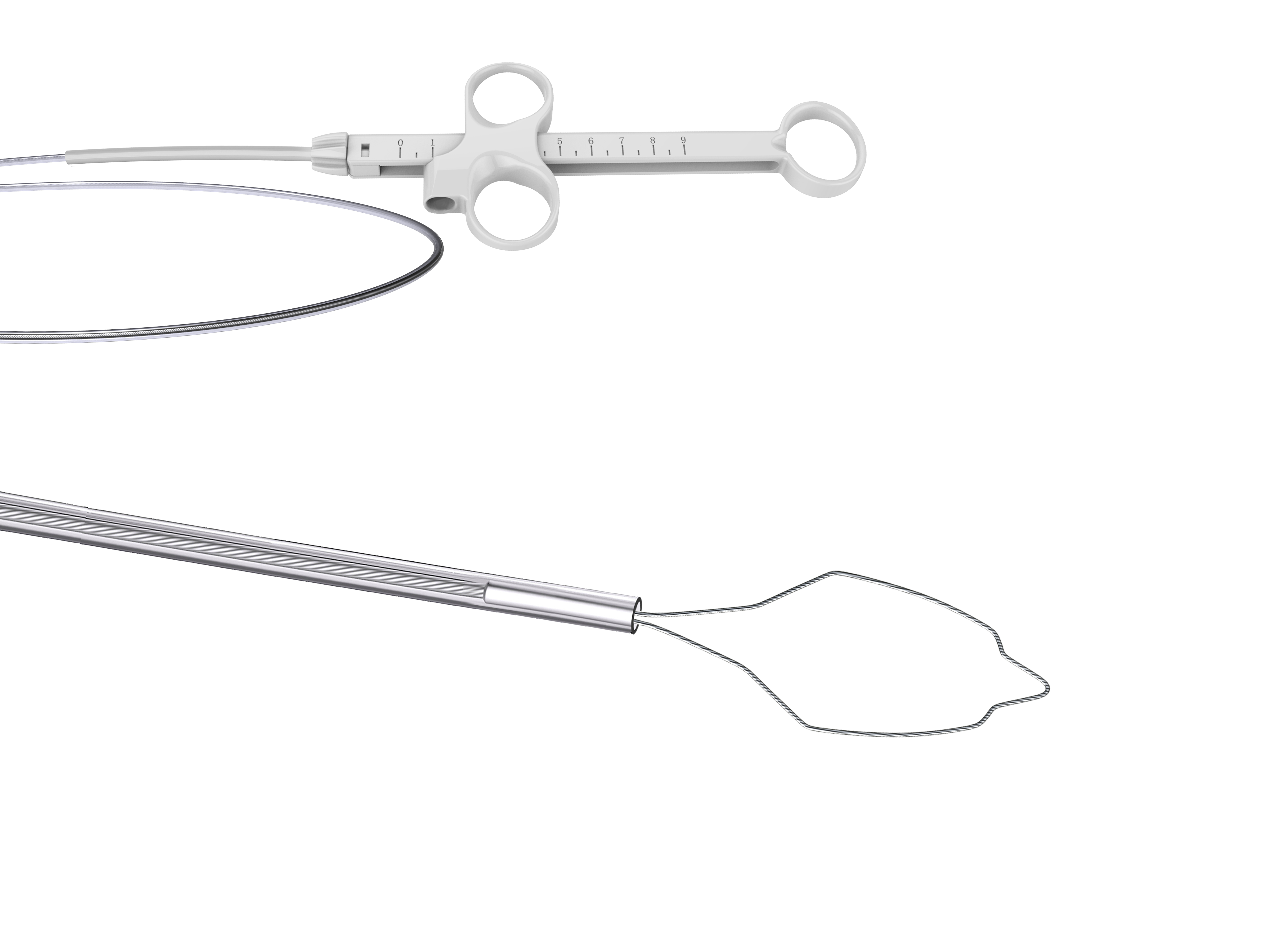 Петля поліпектомічна для холодної абляції, одноразова, діаметр 2,3 мм, довжина 230 см, ширина відкриття Х = 10 мм